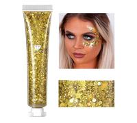 Pratvider Gel Scintillant pour Femme | Festival Glitter Cosmetic Face Body Sequins Gel Set,Paillettes Scintillantes Flash pour Le Visage, Les Yeux, Les lèvres, Les Cheveux, Les Ongles, 6 Couleurs au