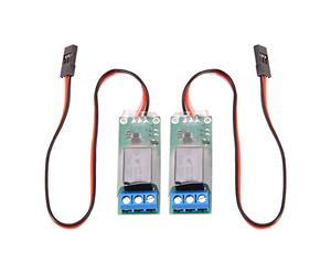 PRATYAHARA 2 PièCes RC PWM Commutateur de Relais éLectronique pour Avion RC Bricolage ModèLe Feux de Navigation ContrôLeur Universel K1 Commutateur