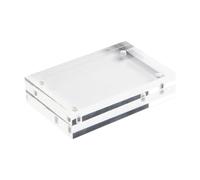 PRATYAHARA Cadre photo magnétique en acrylique transparent durable pour conserver de beaux souvenirs, facile à utiliser, 15 x 21 cm