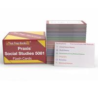 Praxis Social Studies Content Knowledge 5081 Cards: Praxis Social Studies Prep and Practice Test Questions [Full Color Cards]