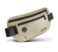 praxxim Sac banane de voyage,Anti-vol avec protection RFID,Sac banane extra plat portable sous les vêtements,Sac banane,Ceinture d'argent pour homme et femme, s, Sac banane plat pour homme et femme