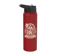 Pray Fight Endure Chrétien Guerrier Chevalier Templier Stainless Steel Insulated Water Bottle