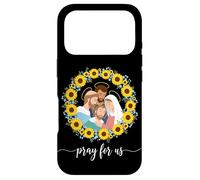 Pray for Us Family Couronne de Tournesol Mary Joseph Coque pour iPhone 17 Pro