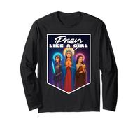 Pray Like a Girl Catholic Women St Therese Jeanne of Arc Mary Manche Longue
