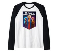 Pray Like a Girl Catholic Women St Therese Jeanne of Arc Mary Manche Raglan