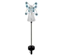 Pray solaires pour cimetière, jardin extérieur étanche avec 7 LED | Décorations de cimetière d'ange solaire étanches pour tombe, jardin, pelouse,