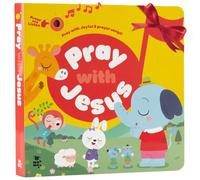 Pray with Jesus - Six chansons exclusives de prière, livre de chansons de la Bible pour tout-petits, livre de prière pour tout-petits de 1 à 3, idée de cadeau religieux pour garçons et filles
