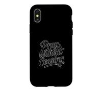 Pray Without Ceasing Coque pour iPhone X/XS