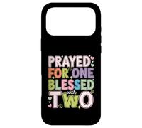 Prayed for One Blessed with Two Twin Pregnancy - Coque pour iPhone 17 Pro Max