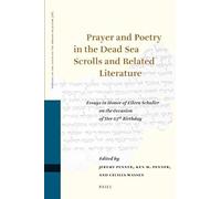 Prayer And Poetry In The Dead Sea Scrolls And Related Literature