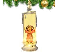 Prayer Candle sans flamme - LED, bougies religieuses, bougie de prière de dévotion | Cougies chrétiennes sans flamme sans flammes pour le bureau du bureau de à domicile culte de la méd