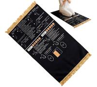 Prayer Mat for Kids, Large Spiritual Praying Rug Soft Fabric, Portable Religious Mat for Converts Travelers Students Parents, Home Travel Sunday School Mosque Spiritual Retreats Bedroom