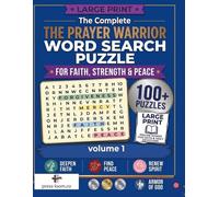 Prayer Warrior Word Search for Teens, Adults & Seniors: Large Print Christian Puzzle Book with Faith-Based Inspirational Words, Bible Themes, and Relaxing Brain Games | Volume 1