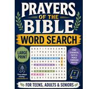 Prayers of the Bible Word Search Puzzle Book: Large Print | 100 Inspirational Bible Word Search Puzzles for Teens, Adults & Seniors | Christian Prayer Activity Book for Bible Study & Devotions