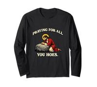 Praying for All You Hoes Funny Gen Z Meme Unhinged Jesus Gag Manche Longue