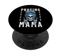 Praying Mama for Christian Religious Mothers and Mom PopSockets PopGrip Adhésif