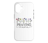 Praying Mama Jesus Prayer Warrior Praying Mom God Pray More Coque pour iPhone 16