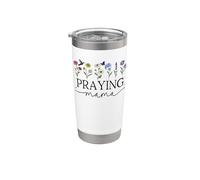 Praying Mama Jesus Prayer Warrior Praying Mom God Pray More Gobelet isotherme en acier inoxydable double paroi