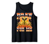 Praying Mantis Insect années 90 Bootleg Style Pray for Me Débardeur