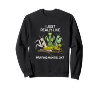 Praying Mantis Lover Kids Insectes Garçons Praying Mante Sweatshirt