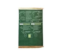 Praying Mat Rug, 50x90cm Soft, Guided Bilingual Educational Step Formula with Sturdy Build, Prayer Aid with Smooth Comfort, Modern Holiday Style, Accessory for Room Home Travel School