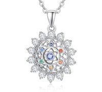 praymos Collier en argent sterling 925 avec pendentif papillon en coquille d'ormeau/turquoise - Cadeau de rendez-vous d'anniversaire pour femme, fille, maman, M, Argent sterling, Ormeau