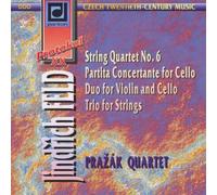 Prazak Quartet - Feld: String Quartet 6/Partita [Import]