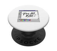 Pre-AI Kid - Rétrospective nostalgique du Passage à l'an 2000, génération Z PopSockets PopGrip Adhésif