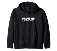 Pre-AI Kid - Rétrospective nostalgique du Passage à l'an 2000, génération Z Sweat à Capuche