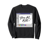 Pre-AI Kid - Rétrospective nostalgique du Passage à l'an 2000, génération Z Sweatshirt