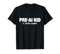 Pre-AI Kid - Rétrospective nostalgique du Passage à l'an 2000, génération Z T-Shirt