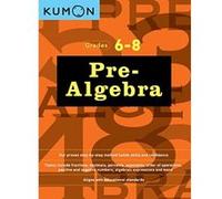 Pre Algebra - [Livre en VO] Kumon (Auteur)