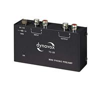 Dynavox Préamplificateur phono TC-20 (MM) – châssis métallique compact – pour platine disque – Noir