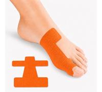 Pre-Cut Bunion Corrector Kinesiology Tape, Precut Kinesiology Tape for Bunion, Bunion Relief Toe Correction Wrap, Relief Toe Correction Wrap (Orange, 100Pcs)
