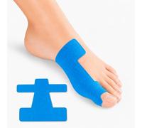 Pre-Cut Bunion Corrector Kinesiology Tape, Precut Kinesiology Tape for Bunion, Bunion Relief Toe Correction Wrap, Relief Toe Correction Wrap (Blue, 20Pcs)