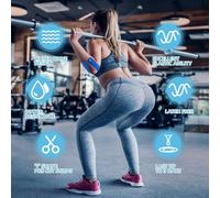 Pre Cut Kinesiology Tape 25cm Long 5cm Wide Latex Free Elastic Cotton 5cmx5m 2 Rolls Navy Blue