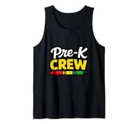 Pre K Crew Crayon préscolaire Team Back to School Débardeur
