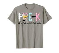 Pré-K Dream Team Professeur préscolaire Premier jour d'école pour enfants T-Shirt