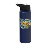 Pre-K Graduate Graffiti V Sign Peace Symbol Stainless Steel Insulated Water Bottle