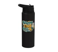 Pre-K Graduate Graffiti V Sign Peace Symbol Stainless Steel Insulated Water Bottle