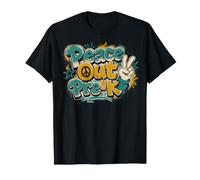 Pre-K Graduate Graffiti V Sign Peace Symbol T-Shirt