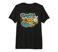 Pre-K Graduate Graffiti V Sign Peace Symbol T-Shirt Haut de Gamme