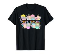 Pre-K Teacher Blocks Men Women Teach T-Shirt