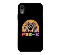 Pre-k Teacher Student Boho Rainbow Back to School Coque pour iPhone XR