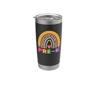 Pre-k Teacher Student Boho Rainbow Back To School Gobelet isotherme en acier inoxydable double paroi