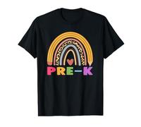 Pre-k Teacher Student Boho Rainbow Back to School T-Shirt Graphique avec Valeur