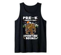 Pre-K Where The Adventure Begins Back to School Bigfoot Débardeur