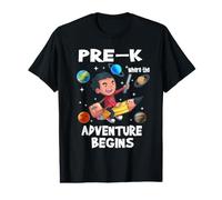 Pre-K Where The Adventure Begins Back to School for Boys T-Shirt Graphique avec Valeur