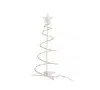 Pre-Lit Spirals Indoor Outdoor LED Tree Warm Spirals Tree Lights with Base Spirals Rope Tree for Indoor Outdoor