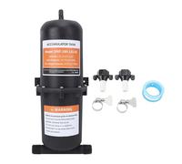 Pre Pressurized Accumulator Tank 1L 125PSI 1/2in MNPT RV Accumulator Tank with 2 Clamps PTFE Tape